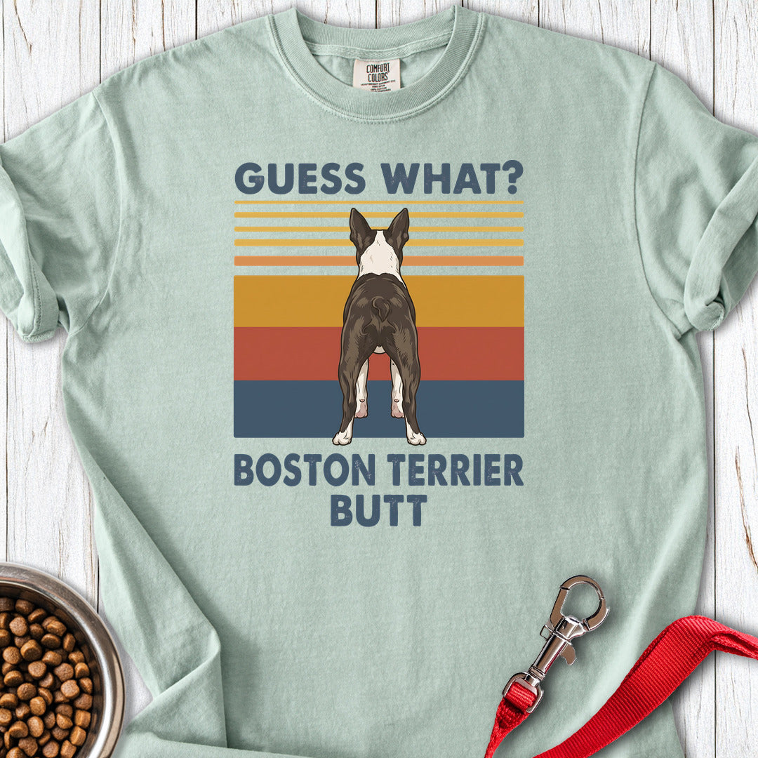 Boston Terrier Guess What Premium Tee — Bay