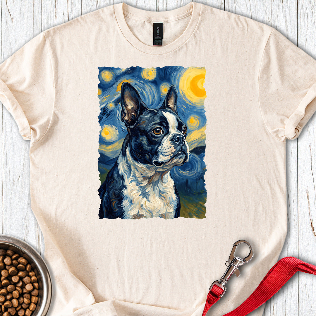 Boston Terrier Van Gogh — Natural