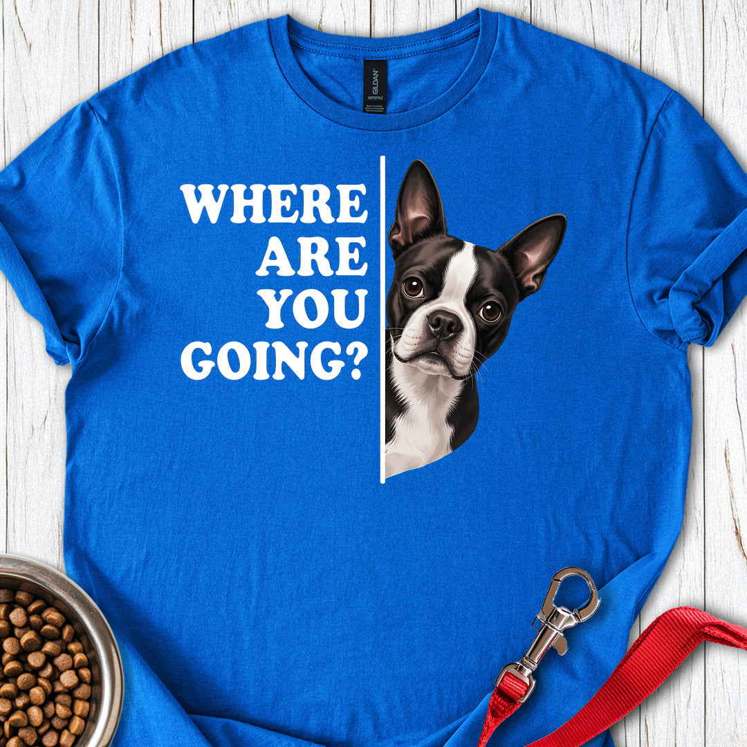 Boston Terrier Where Are You Going — Royal