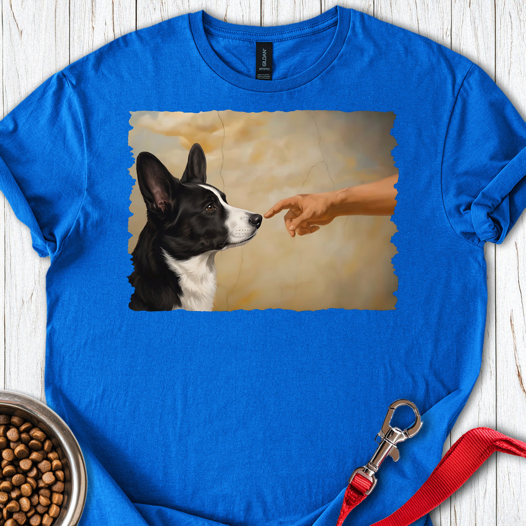 Cardigan Welsh Corgi Black And White Creation — Royal