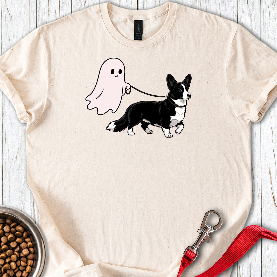 Cardigan Welsh Corgi Black And White Ghost Walk — Natural