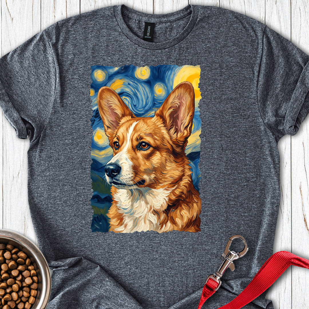 Cardigan Welsh Corgi Red Van Gogh — Dark Heather
