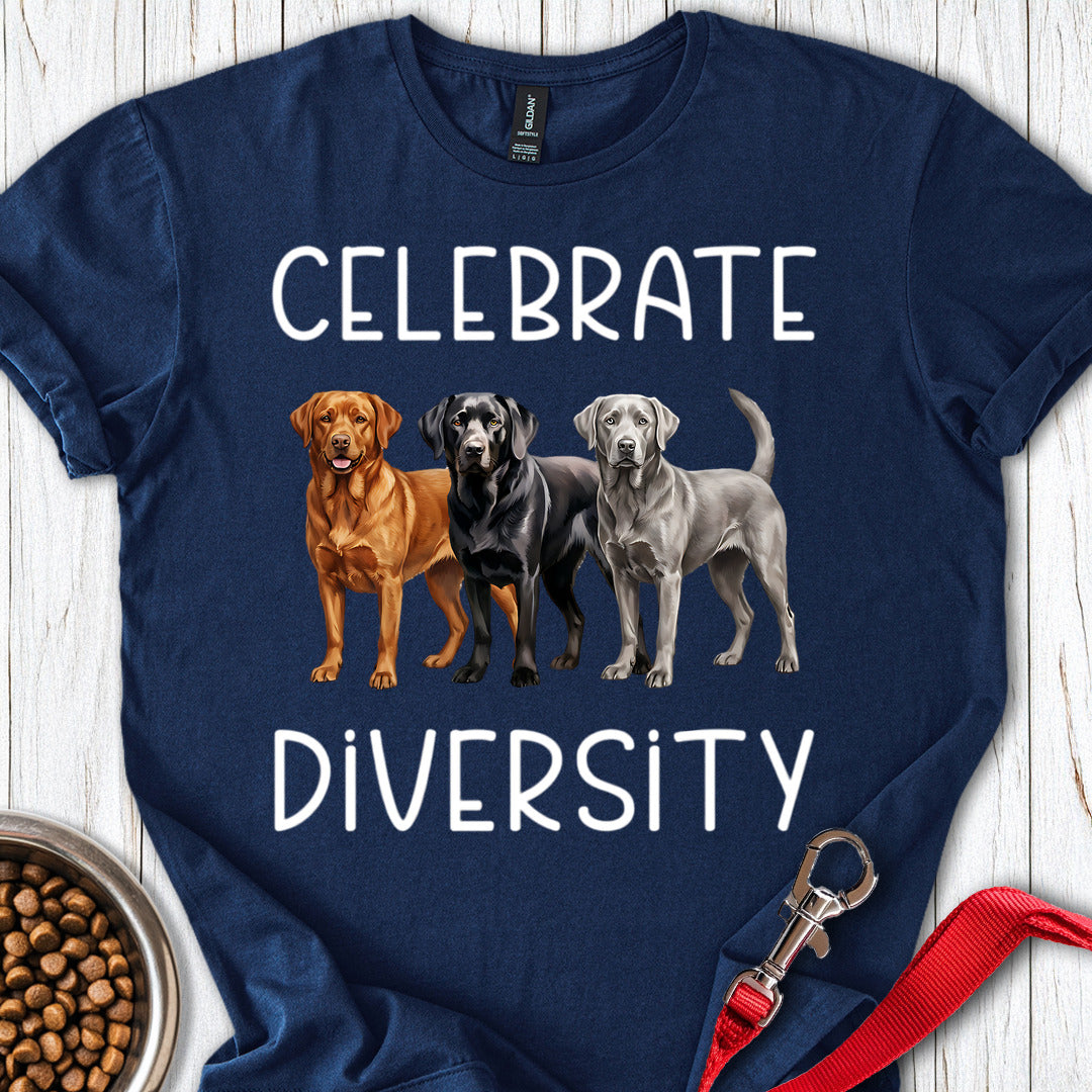 Celebrate Diversity Labrador Navy