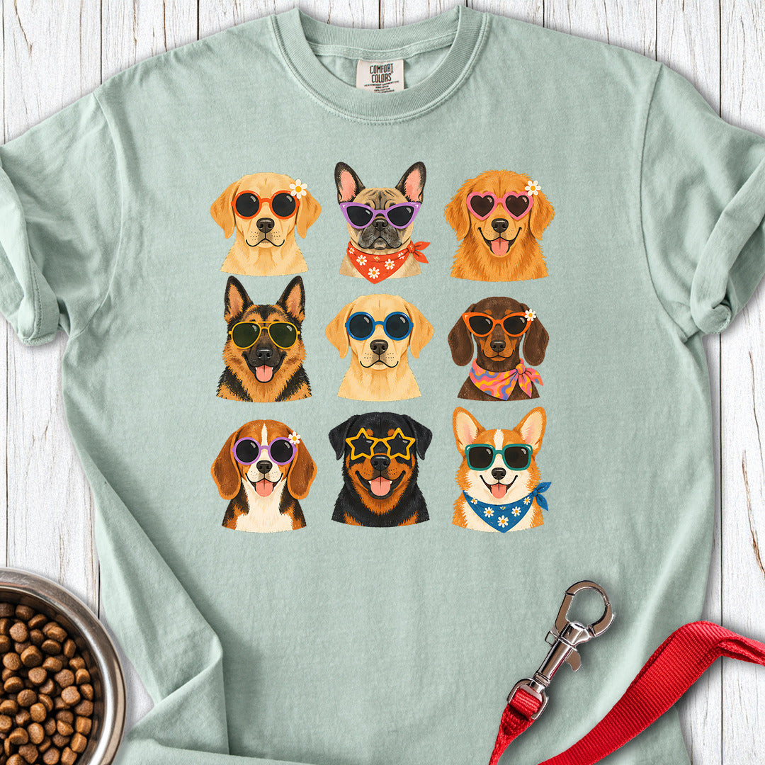 Cute Dog Portraits Premium Tee Bay