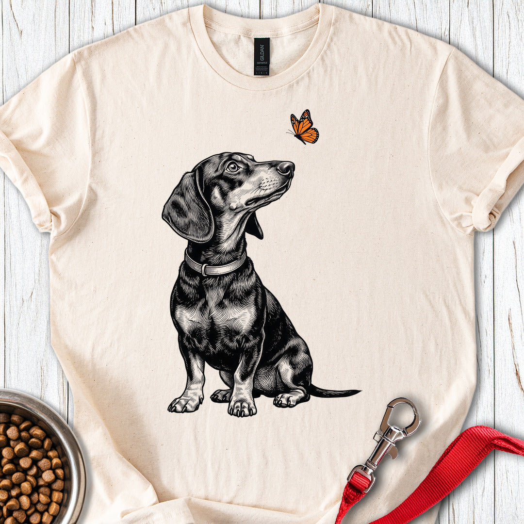Dachshund Butterfly — Natural