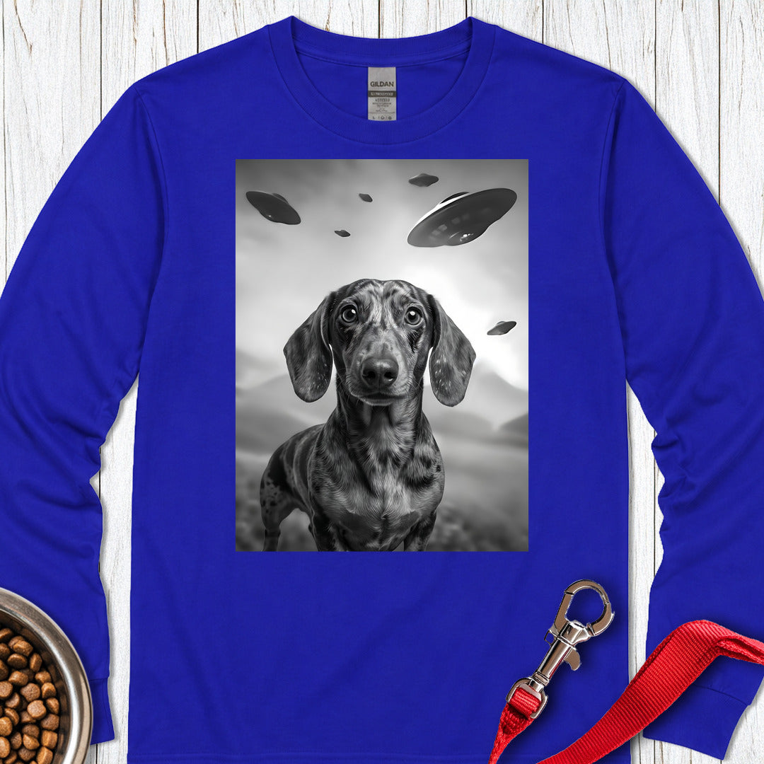 Dachshund UFO Long Sleeve β Royal