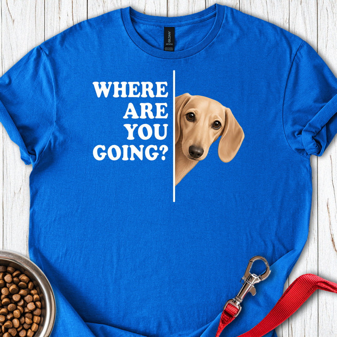 Dachshund Where Are You Going Cream β Royal
