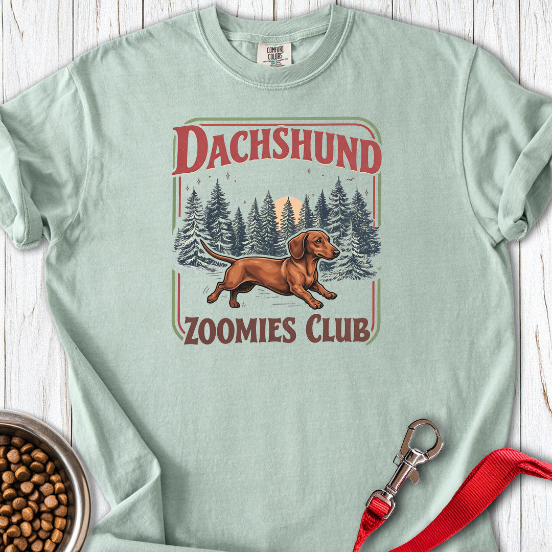 Dachshund Zoomies Club Premium Tee Bay
