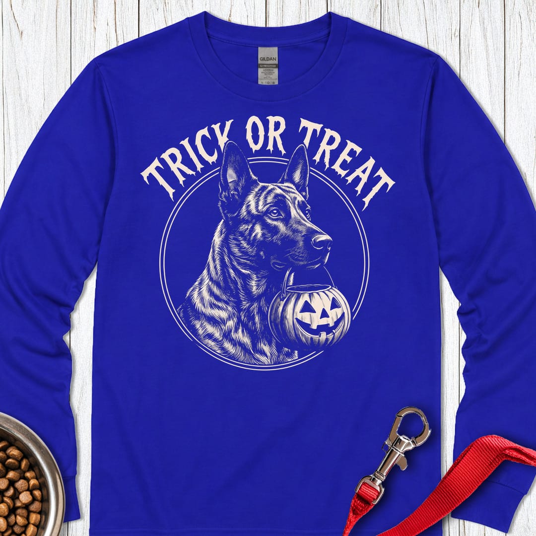 Dutch Shepherd Halloween Long Sleeve Royal