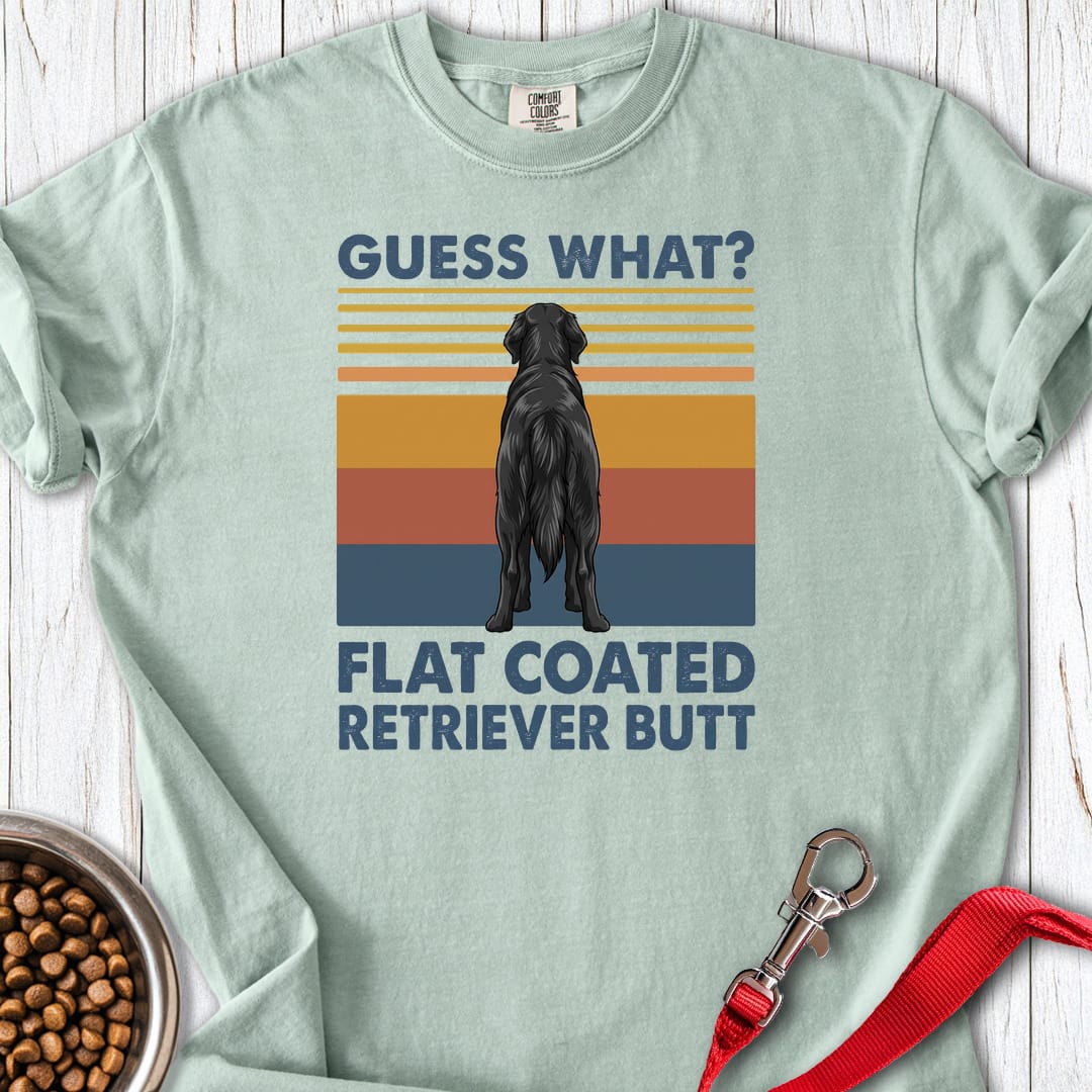 Flat Coated Retriever Butt Premium Tee Bay