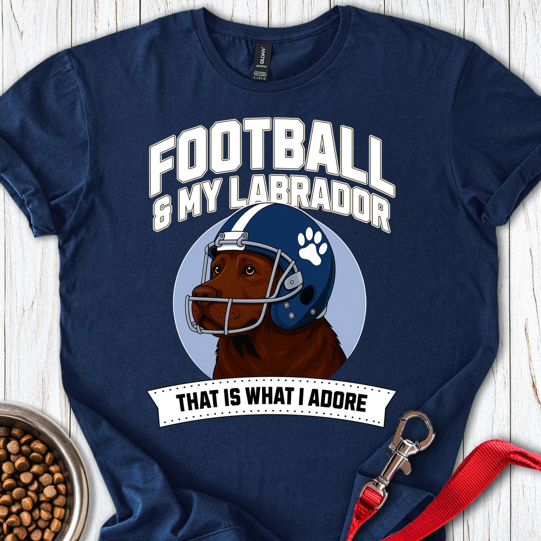 Football Chocolate Labrador Navy