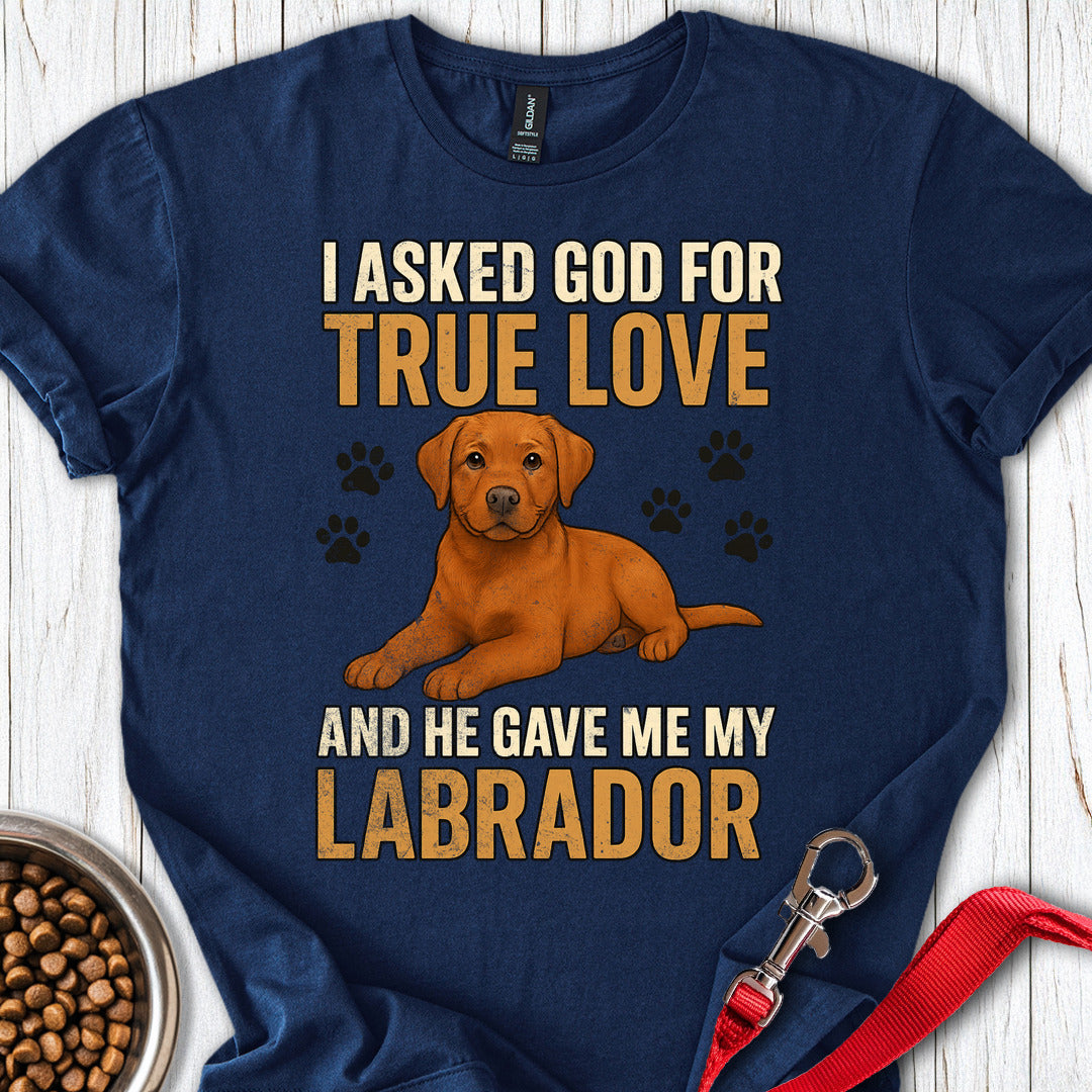 Fox Red Labrador Love Navy