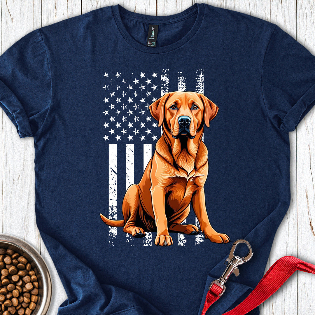 Fox Red Labrador USA Navy