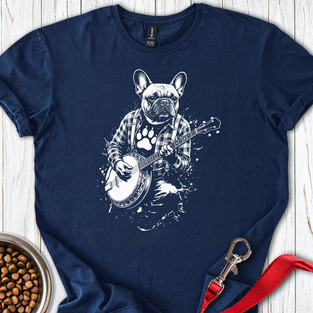 French Bulldog Banjo Navy