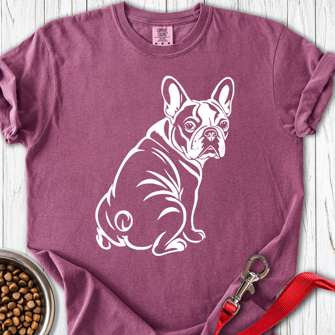 French Bulldog Graphic Premium Tee Berry