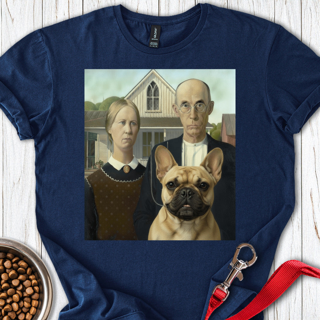 Frenchie American Gothic Navy