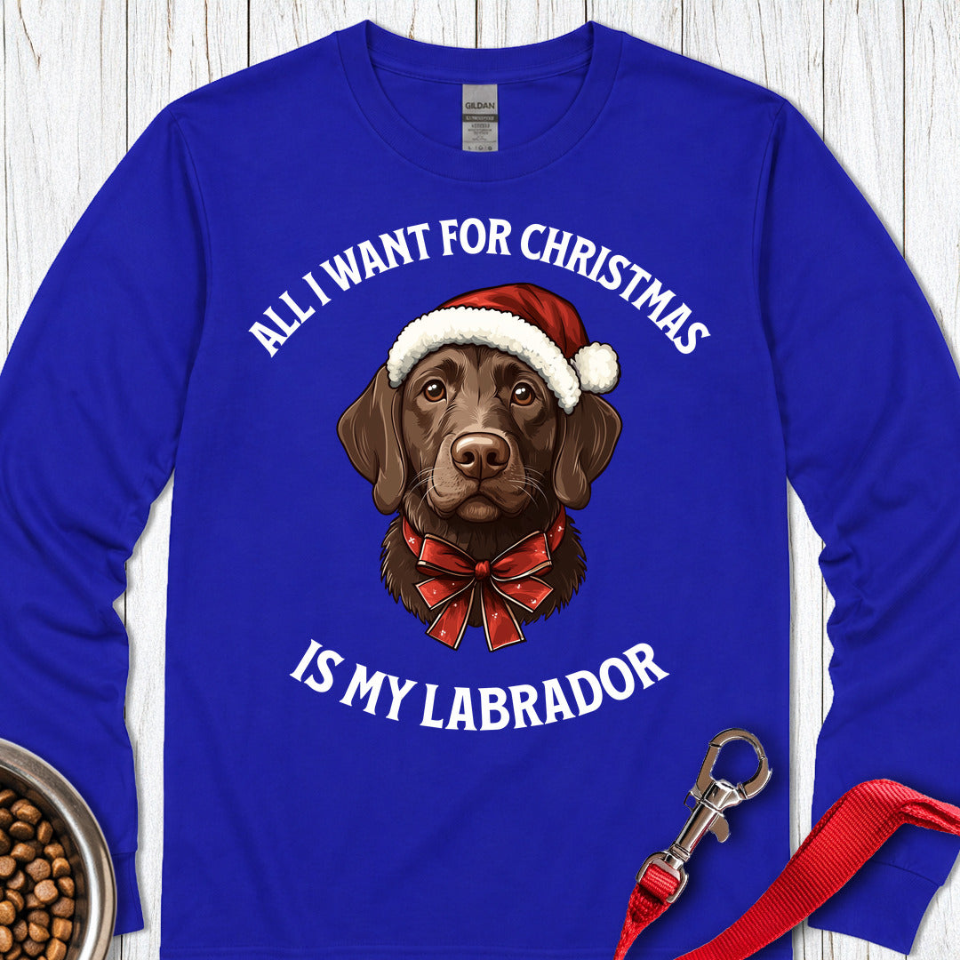 Funny Labrador Christmas Labrador Long Sleeve β Royal