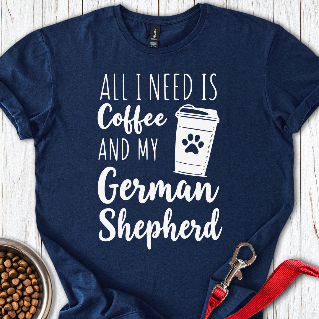 German Shepherd Coffee Navy