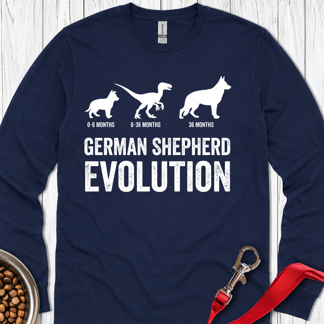 German Shepherd Evolution Long Sleeve — Navy
