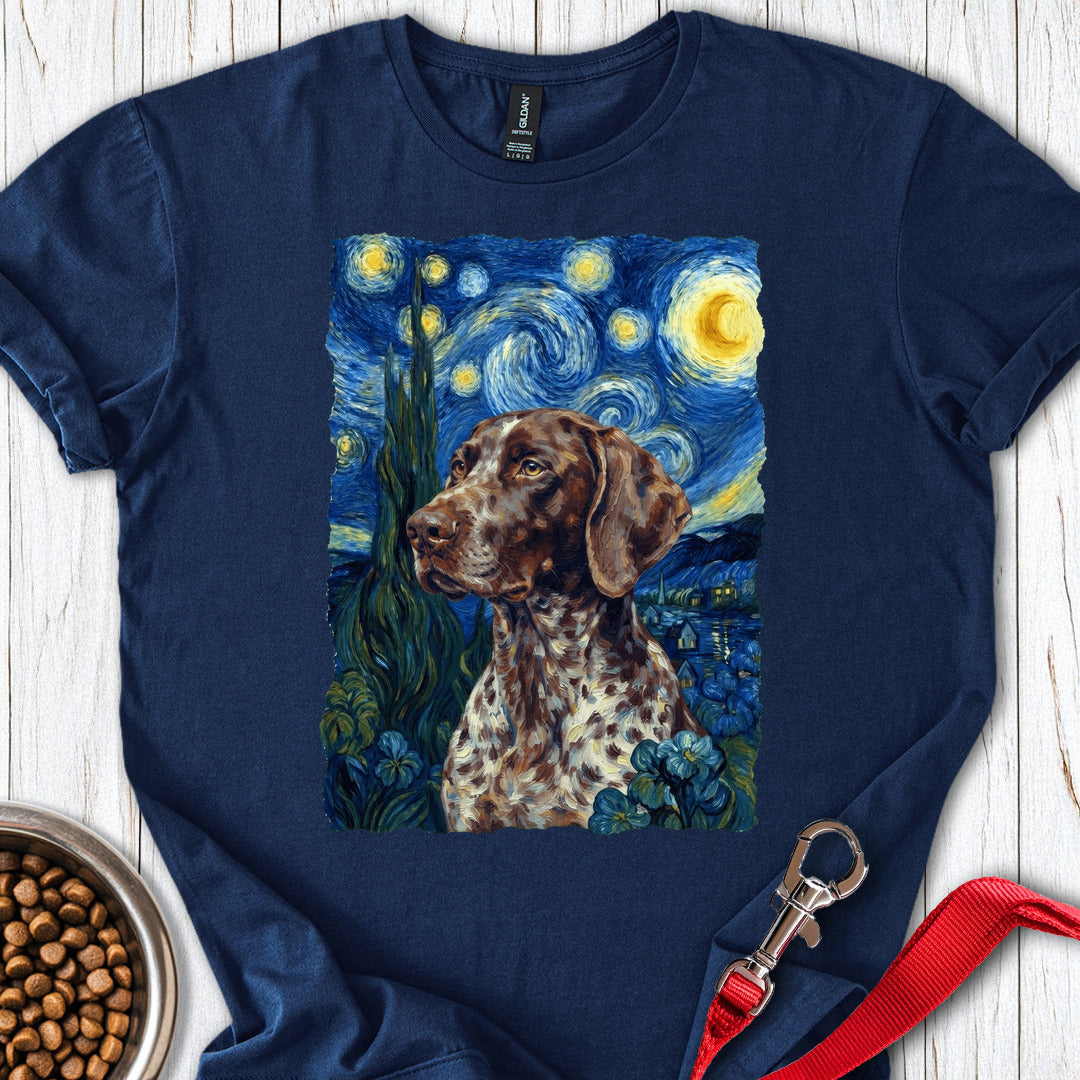 German Shorthaired Pointer Van Gogh Navy