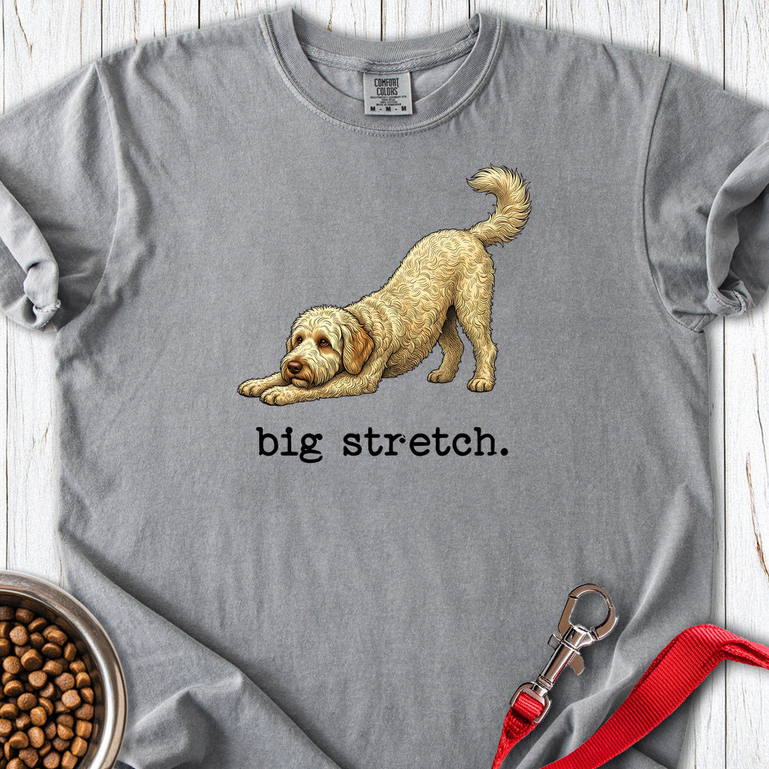 Golden Doodle Big Stretch Premium Tee — Grey
