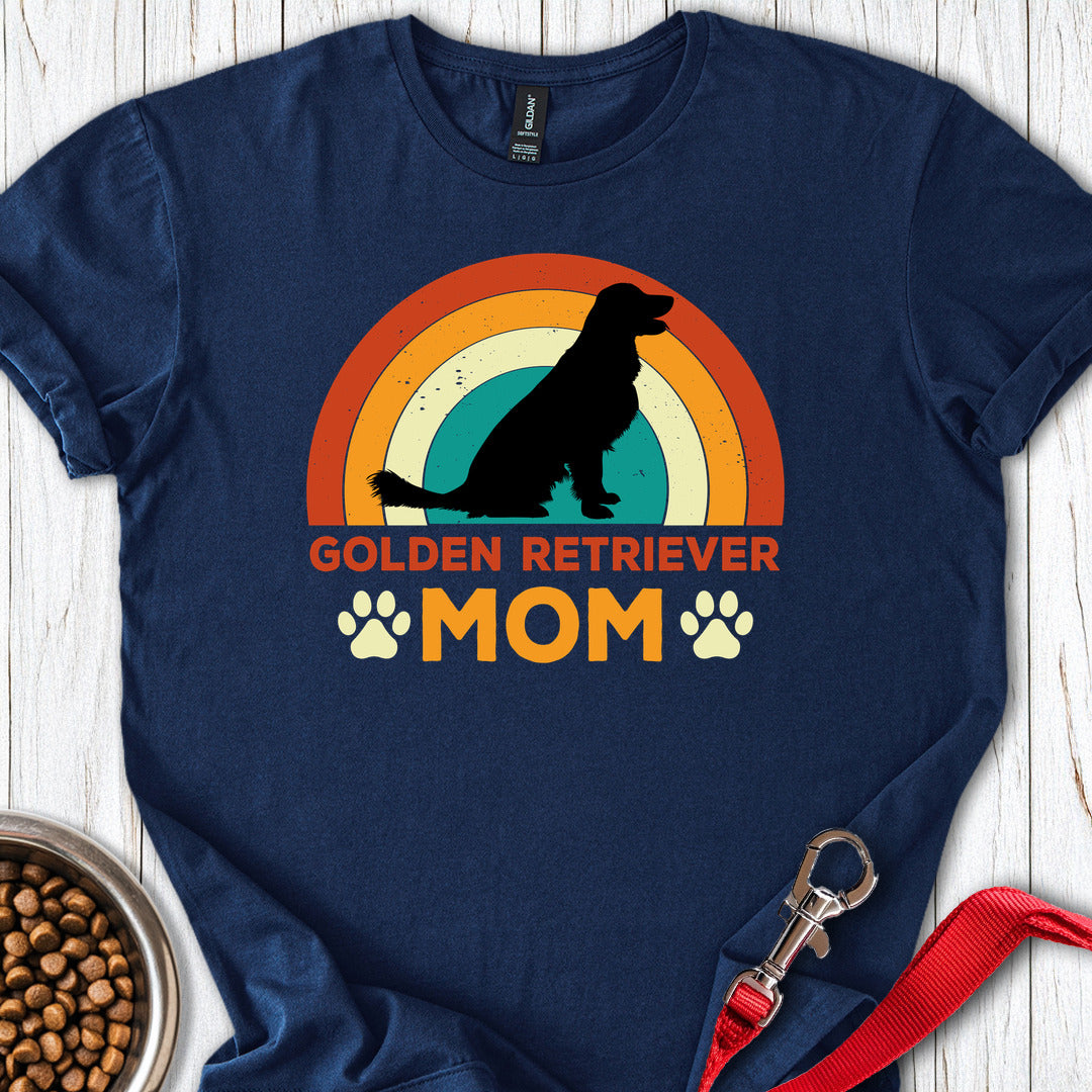 Golden Retriever Mom Navy
