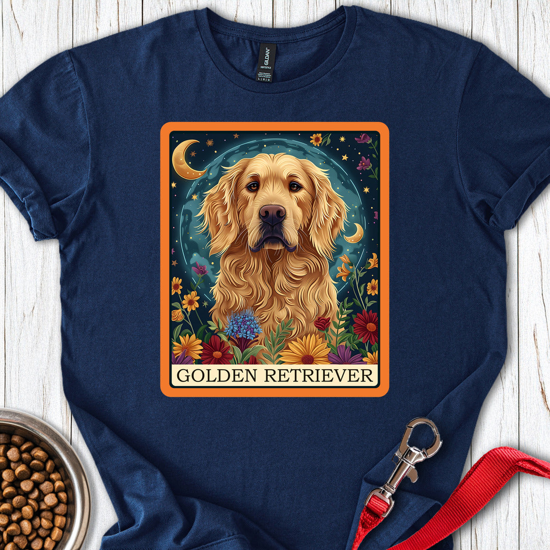 Golden Retriever Tarot Navy