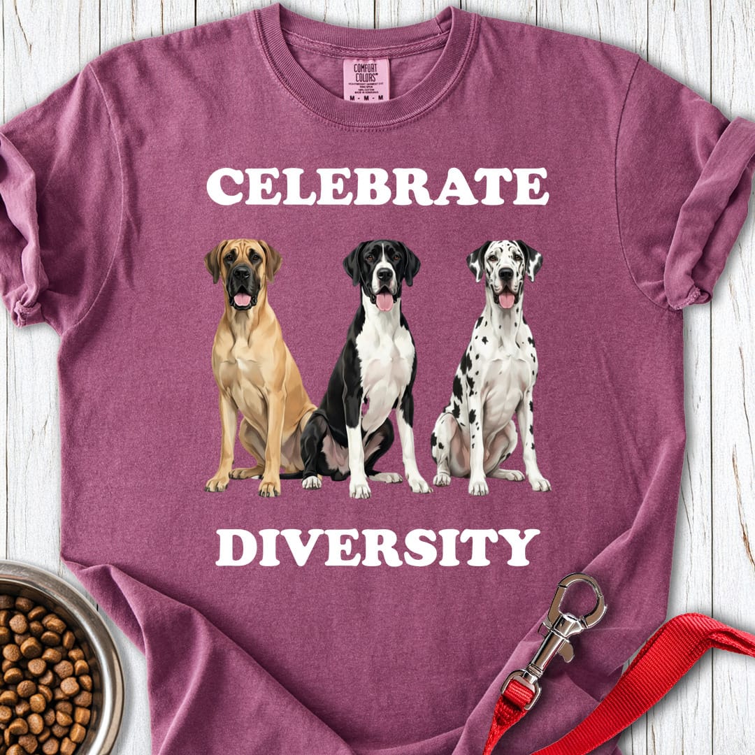 Great Dane Celebrate Diversity Premium Tee Berry