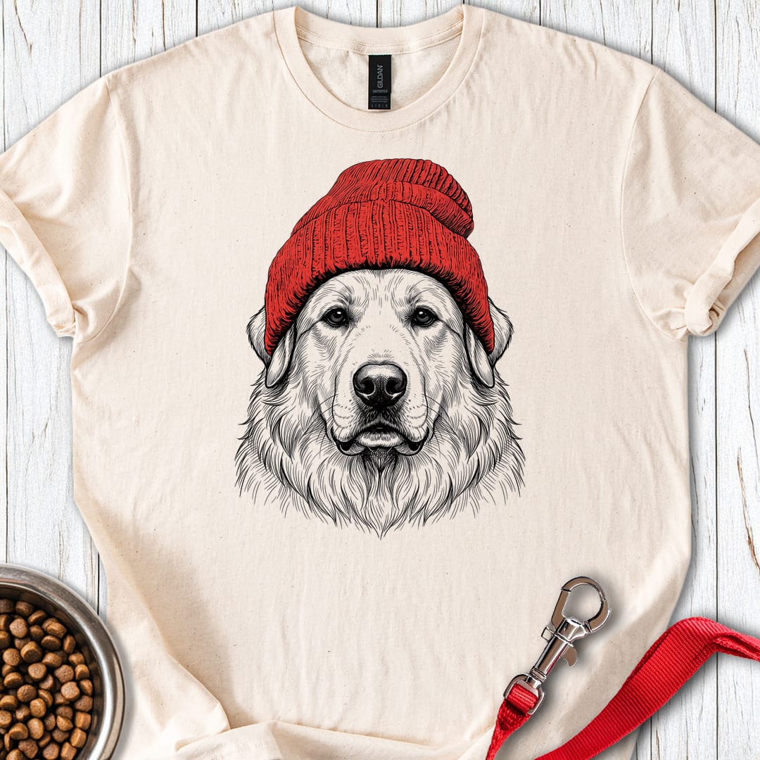 Great Pyrenees Beanie Natural