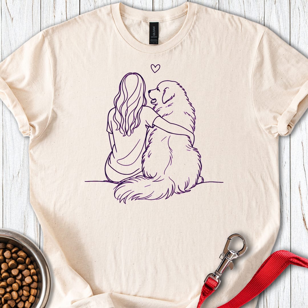 Great Pyrenees Hug Natural