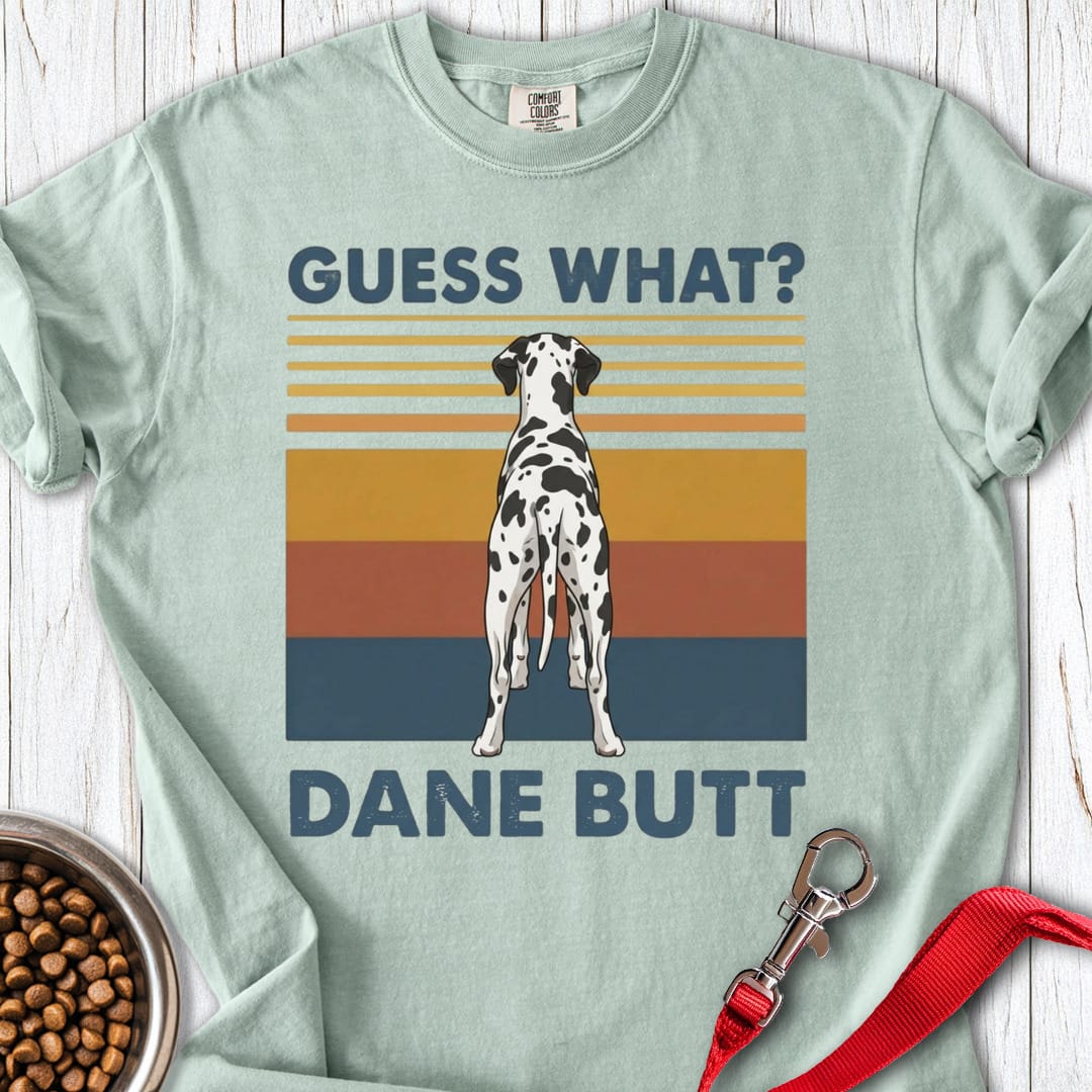 Harlequin Great Dane Butt Premium Tee Bay