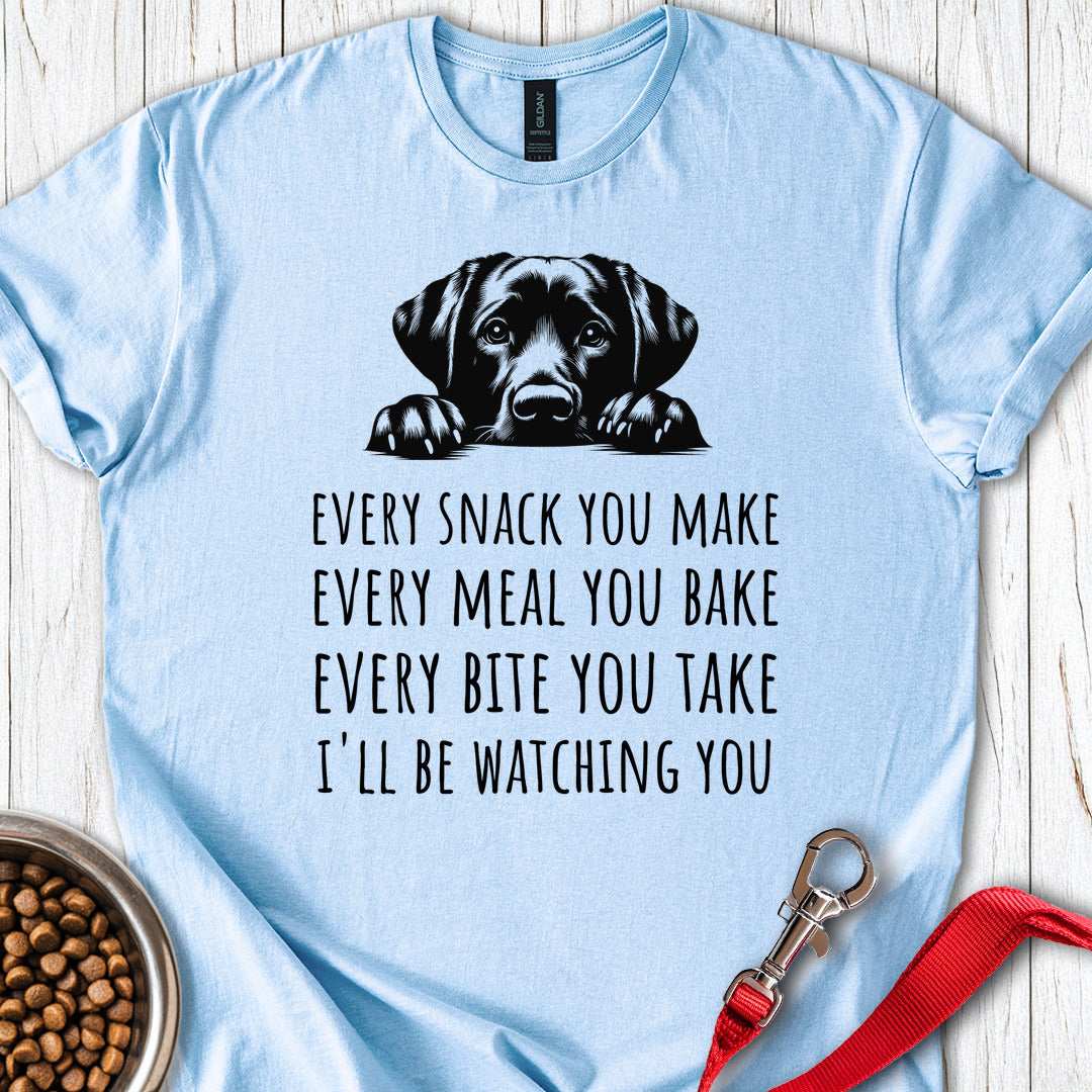 Hungry Labrador Light Blue