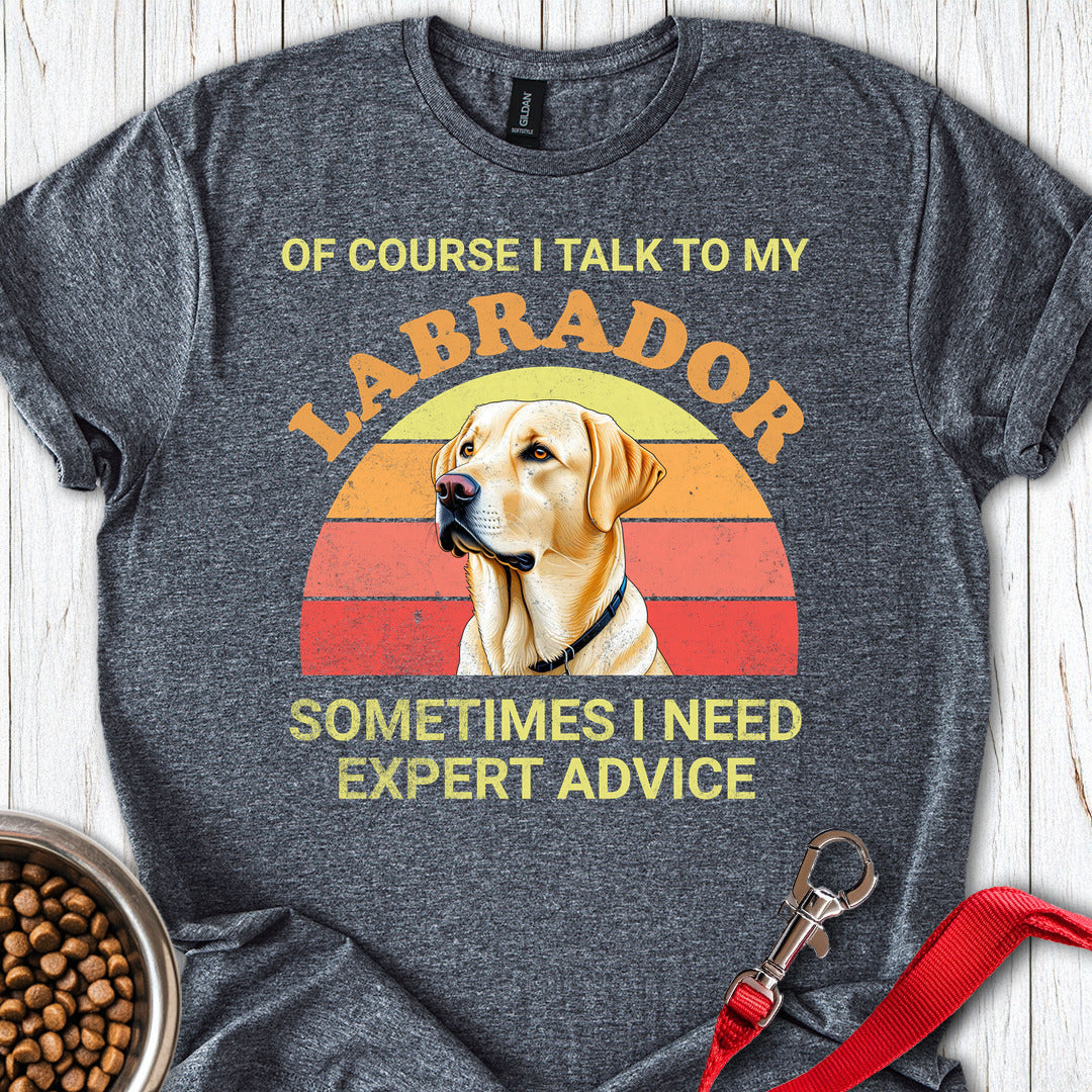 I Talk To My Labrador Dark Heather