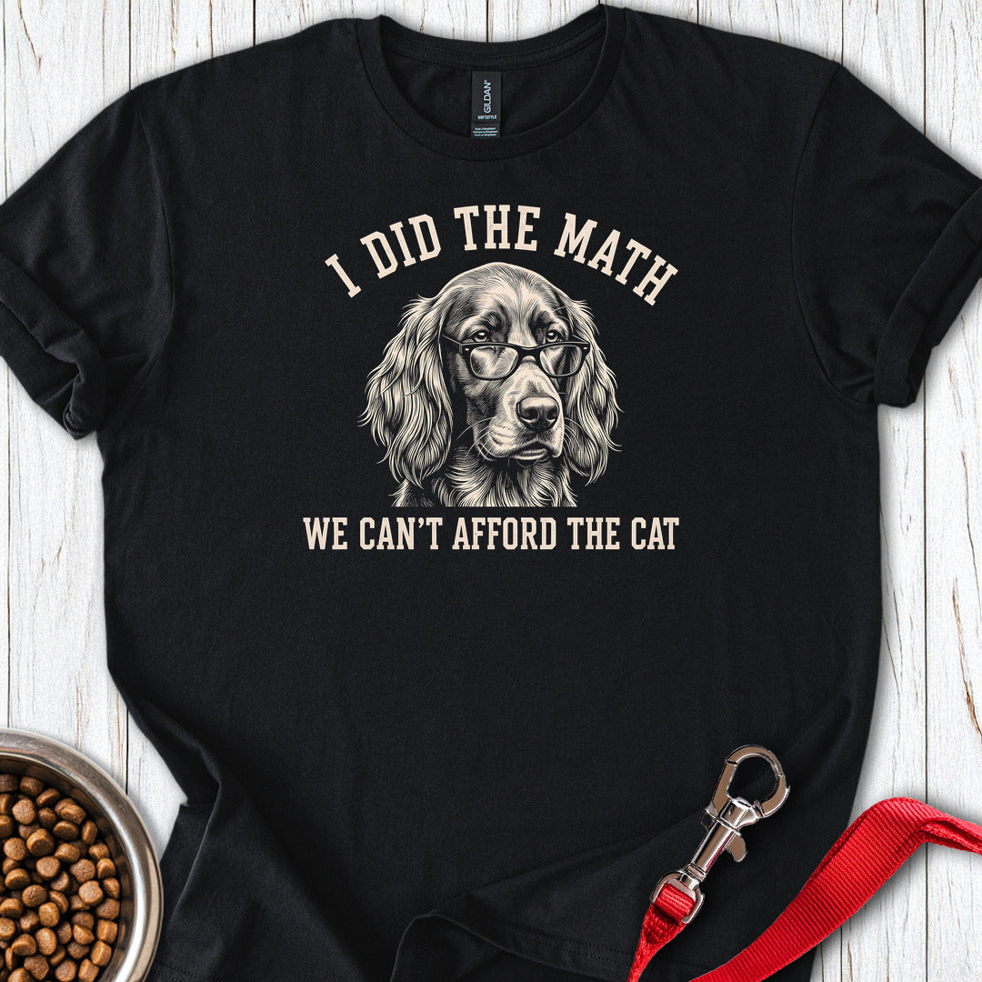 Irish Setter I Did The Math — Black