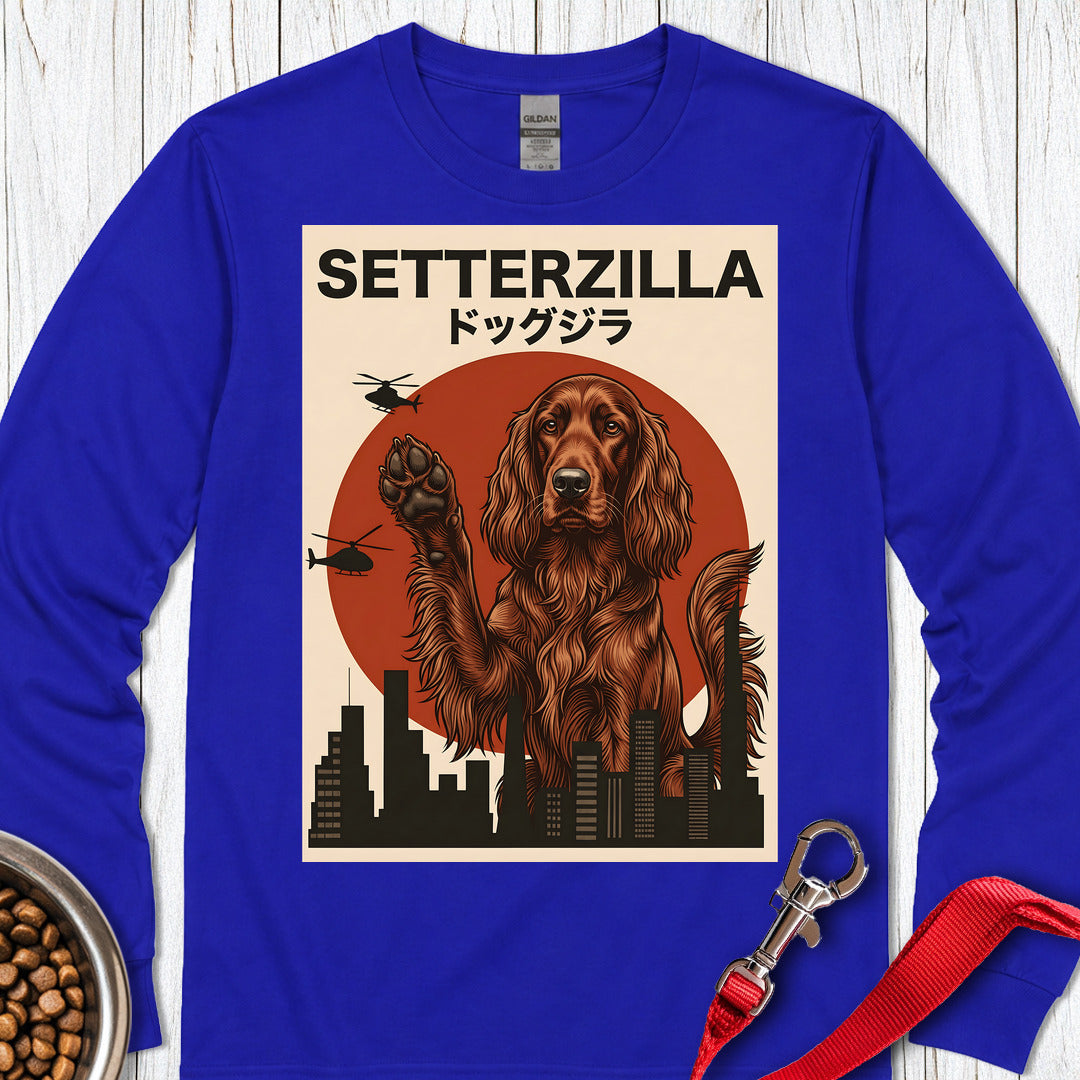 Irish Setter Setterzilla Long Sleeve β Royal