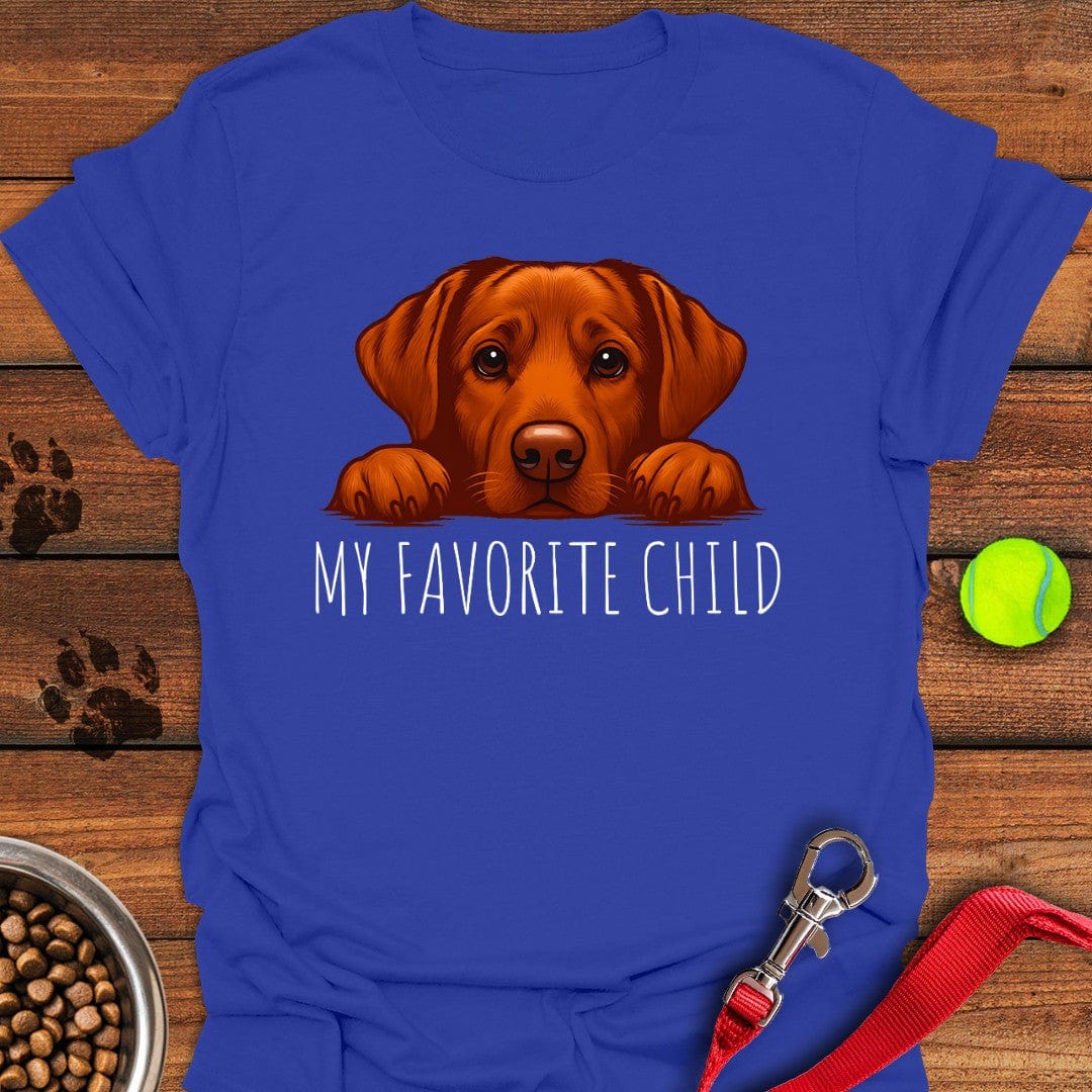 Fox Red Labrador Favorite Child T-Shirt Royal