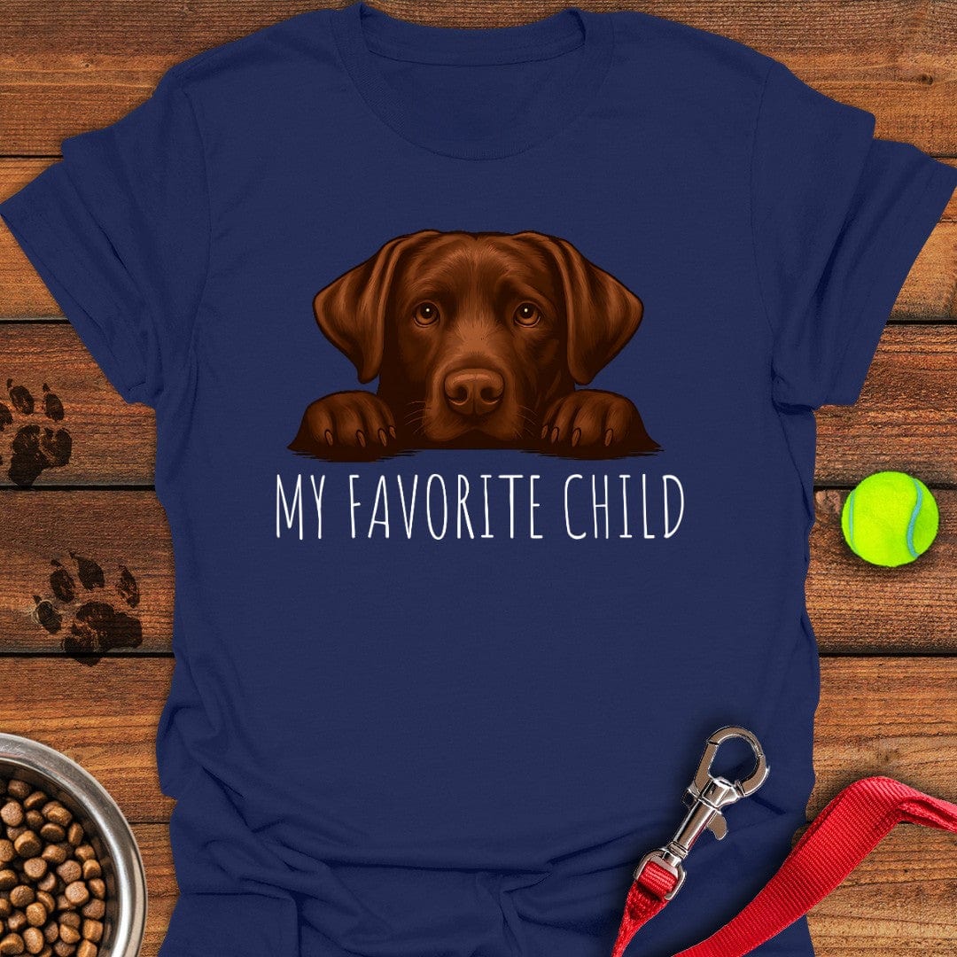 Chocolate Labrador Favorite Child Navy