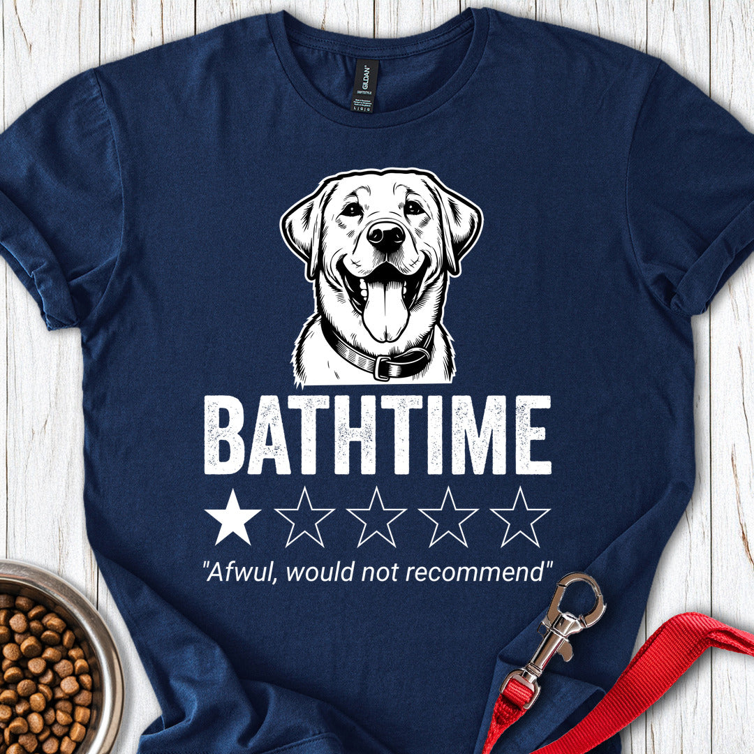Labrador Bathtime Review Navy