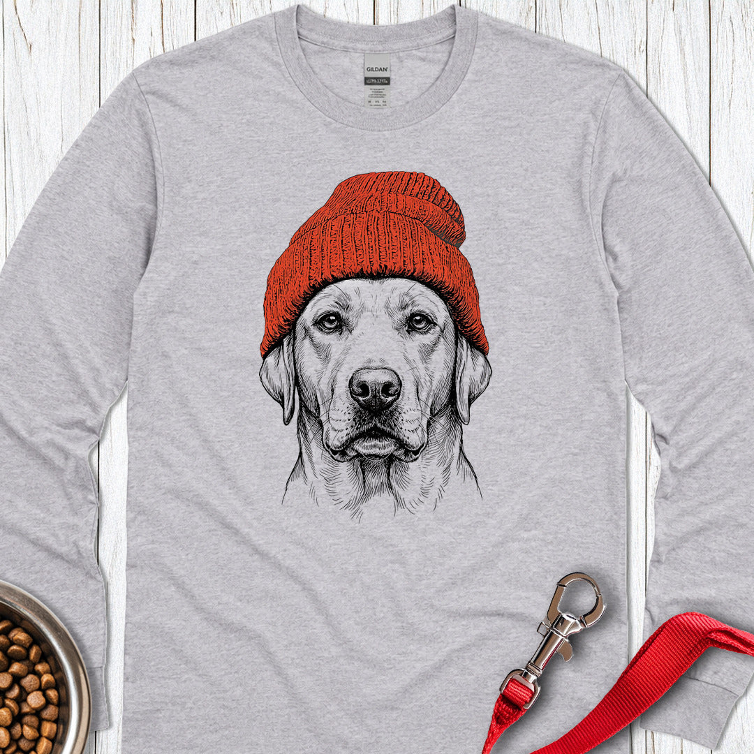 Labrador Beanie Long Sleeve — Sport Grey