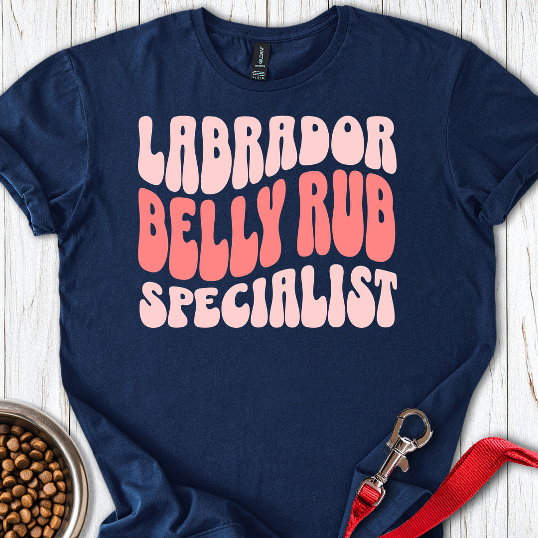 Labrador Belly Rub Specialist Navy