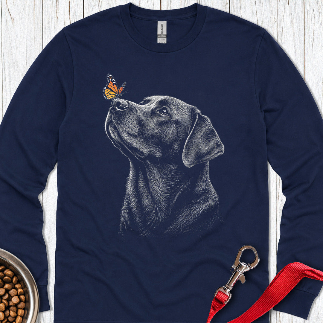 Labrador Butterfly Long Sleeve Navy
