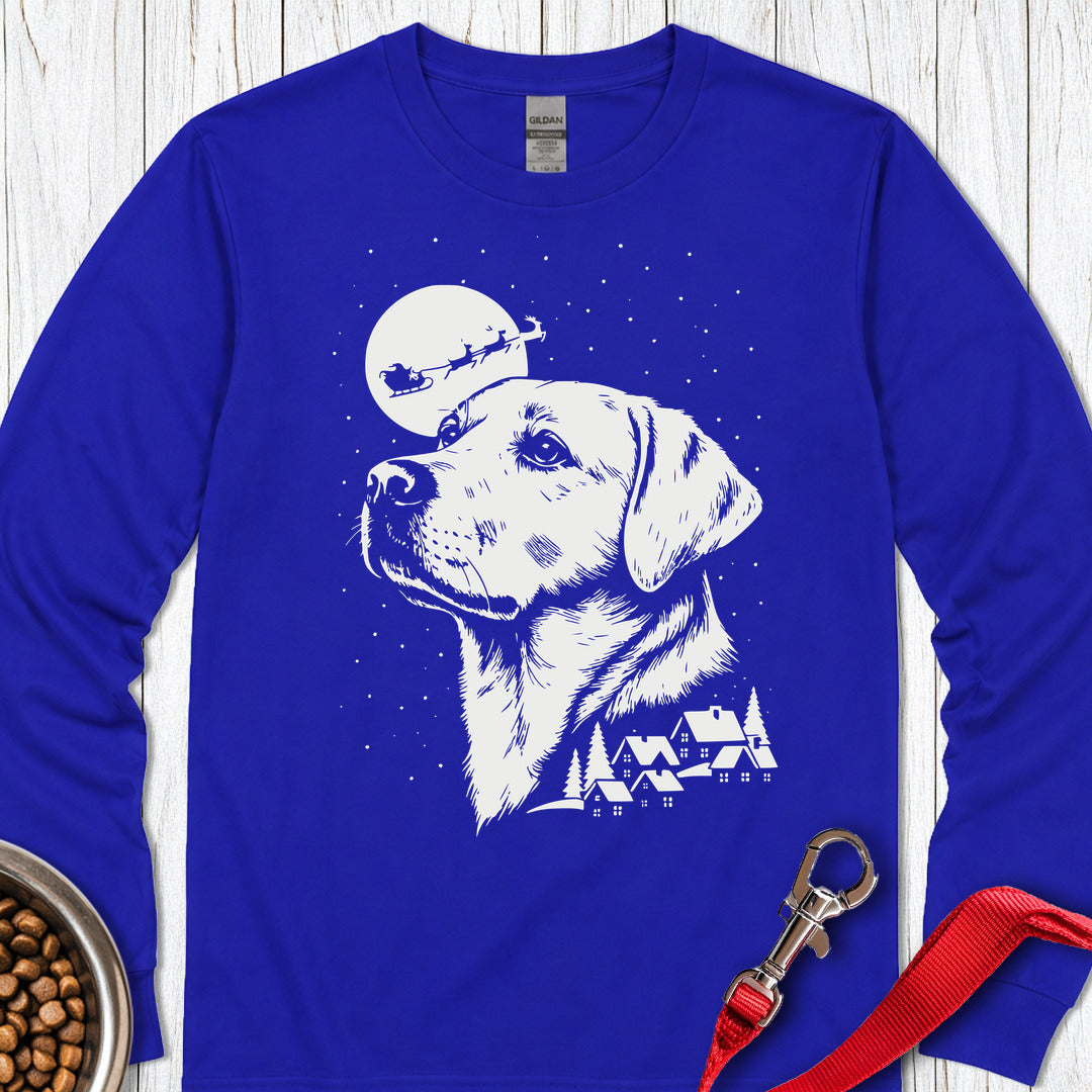 Labrador Christmas Eve Long Sleeve Royal