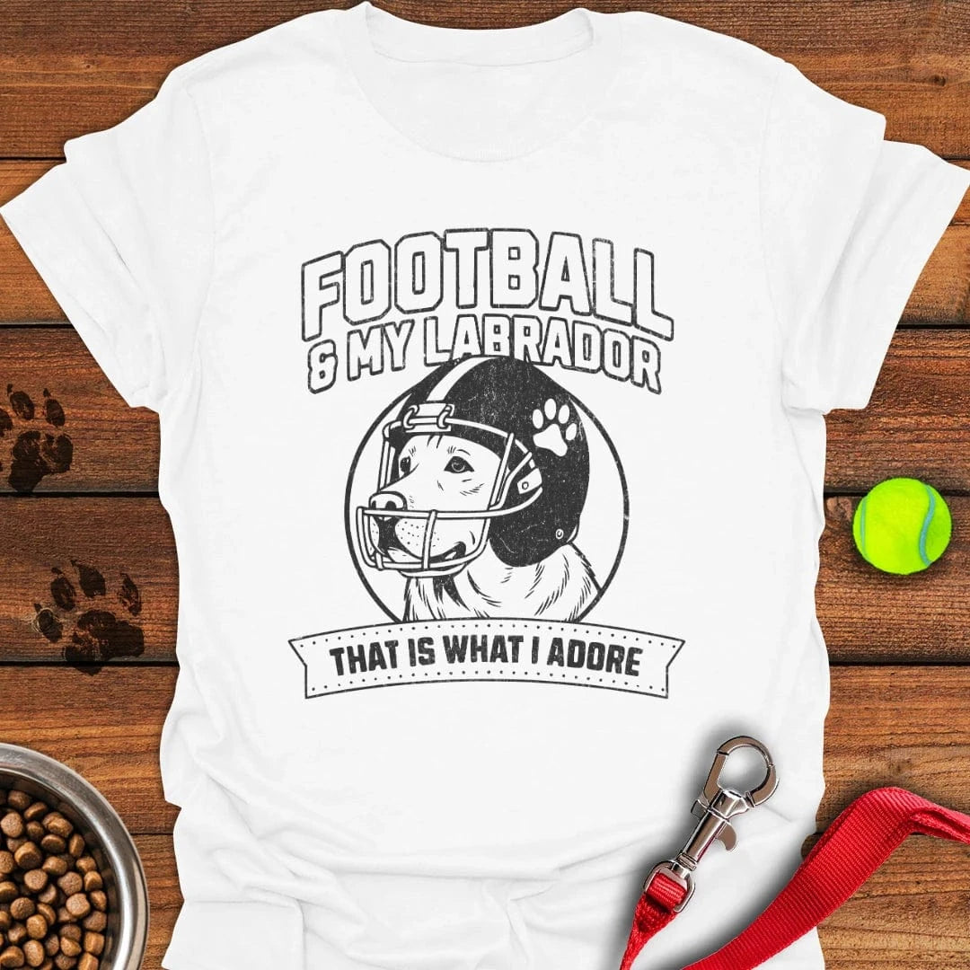 Football & My Labrador White