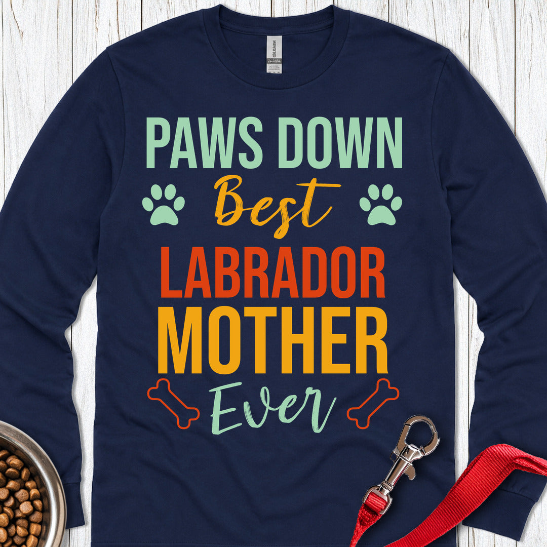 Labrador Mother Long Sleeve β Navy