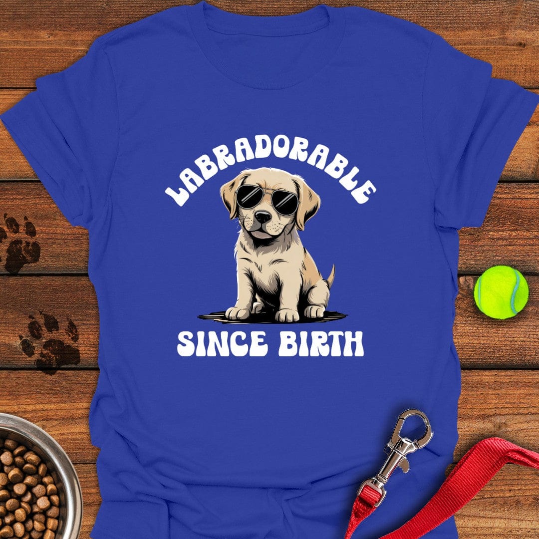 Labradorable Since Birth T-Shirt Royal