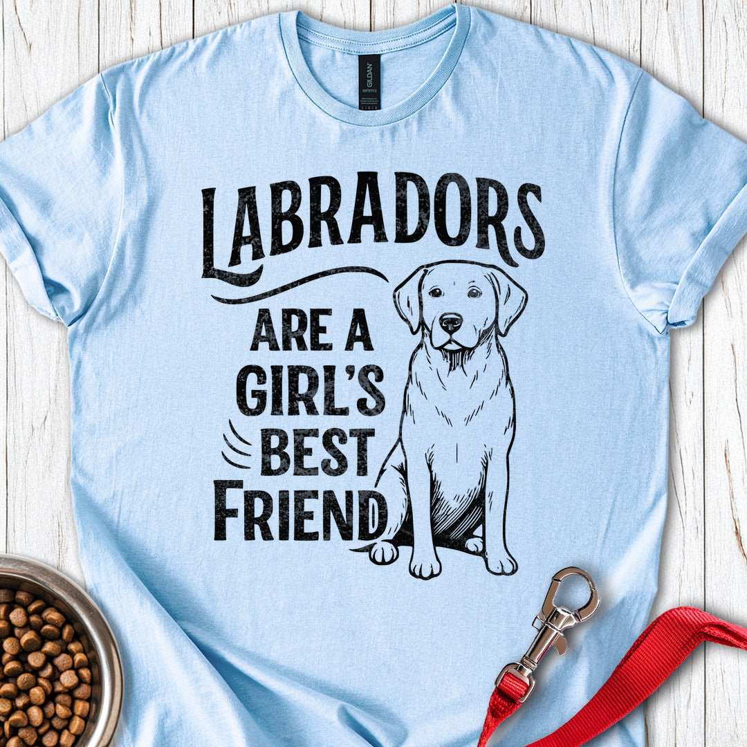 Labs are a Girls Best Friend Light Blue