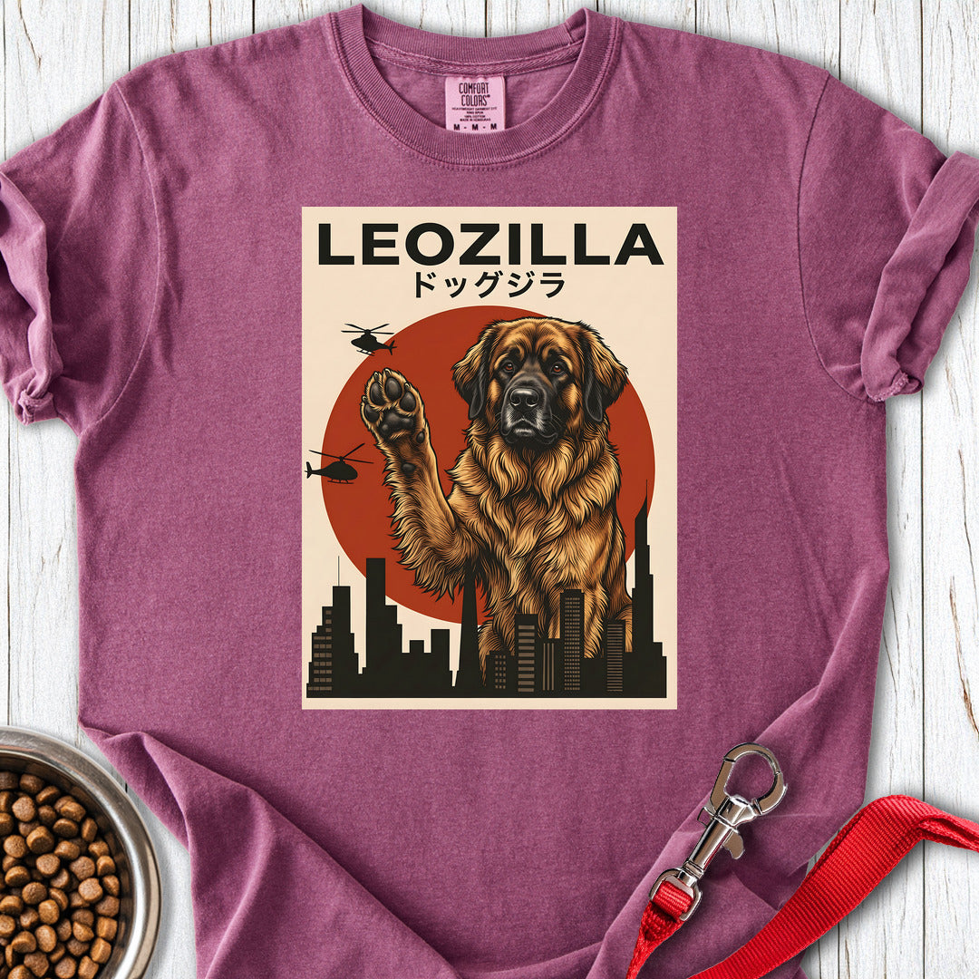 Leonberger Leozilla Premium Tee — Berry