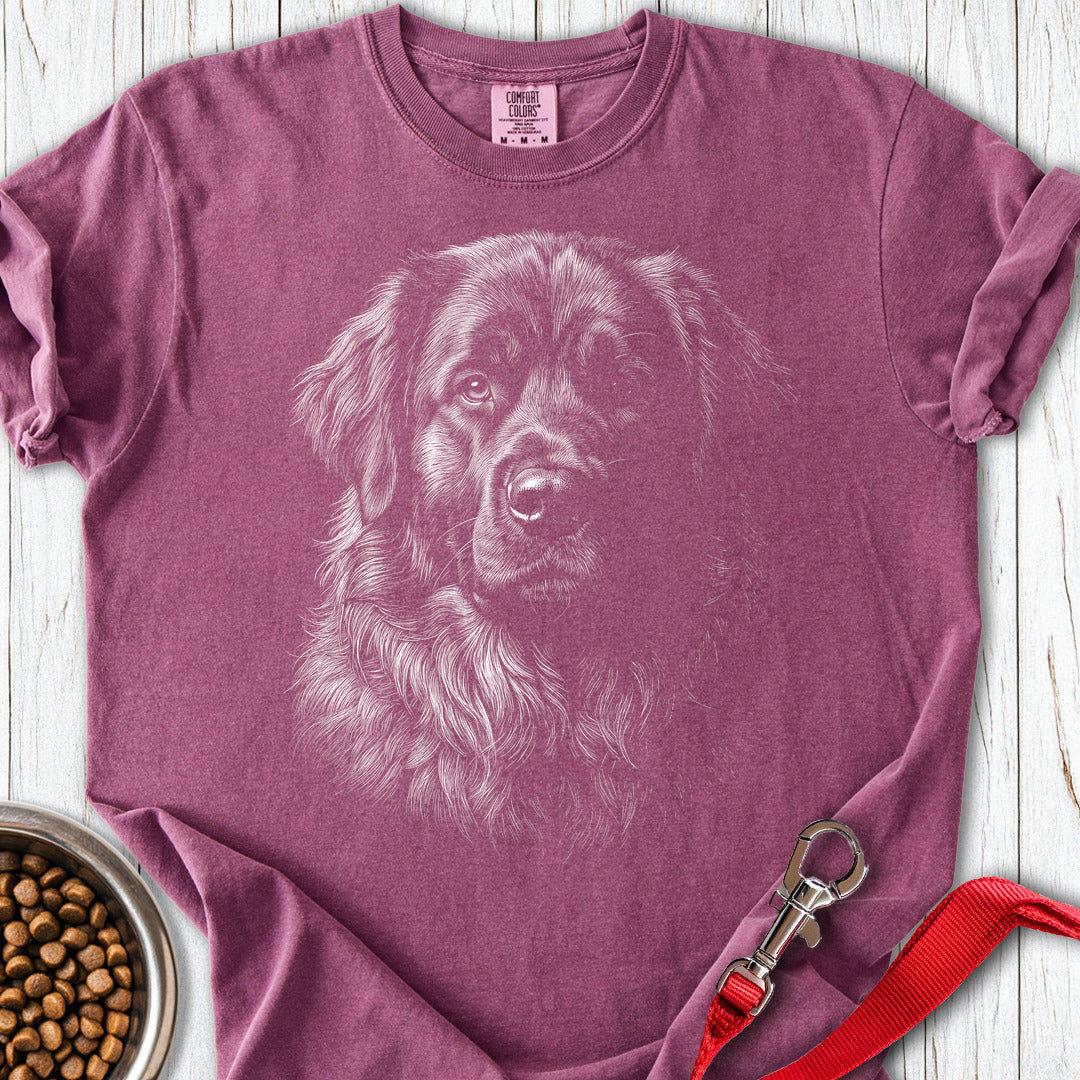 Leonberger Moonlight Premium Tee — Berry