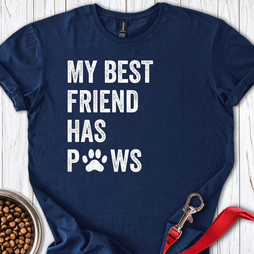 My Best Friend Has Paws Navy