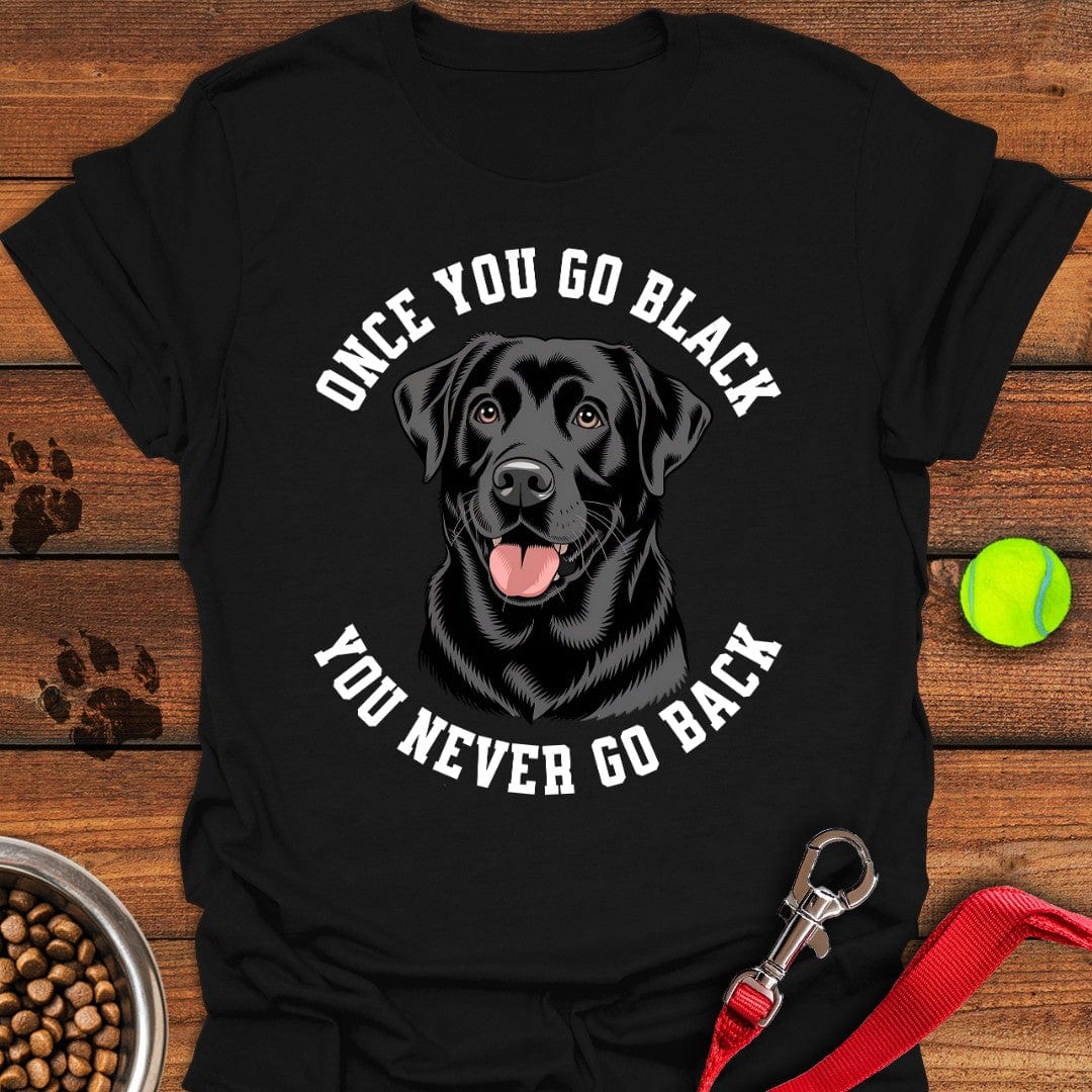 Funny Black Labrador T-Shirt Black